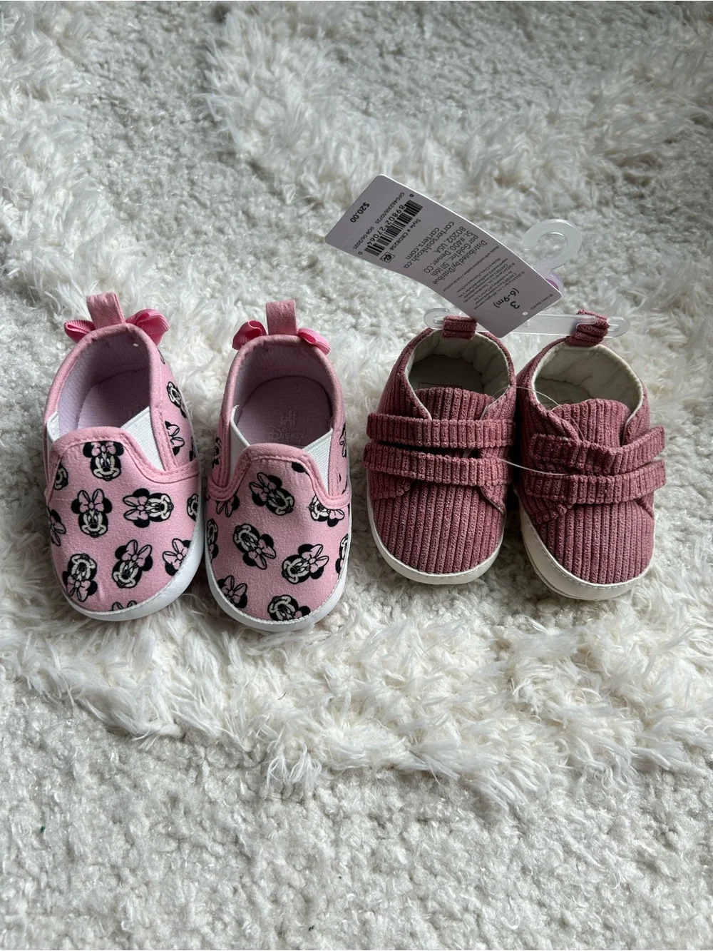 Baby Girl Shoe Bundle 6-9M Disney & Carter’s